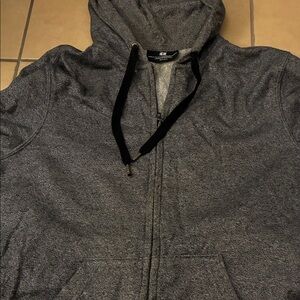 🔥5 for 20🔥H&M Charcoal Zip-Up Men's Sweater S